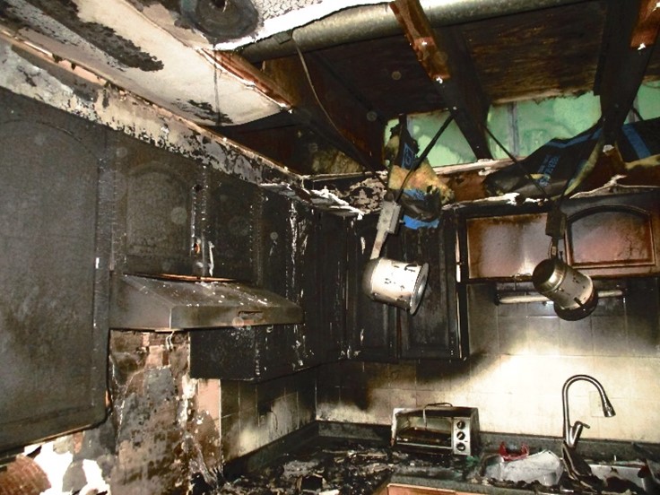 Kitchen Fire Damage and Restoration in Fairfax, VA